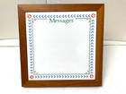 Dry Erase, Hanging *Message Board Trivet* Pot Holder Wall Decoration Note Wood