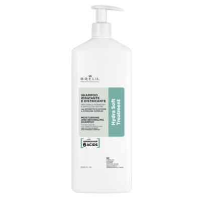 Brelil Moisturizing Hydra Soft Shampoo Gel All Hair Types 1000 ml./33.8 fl.oz.