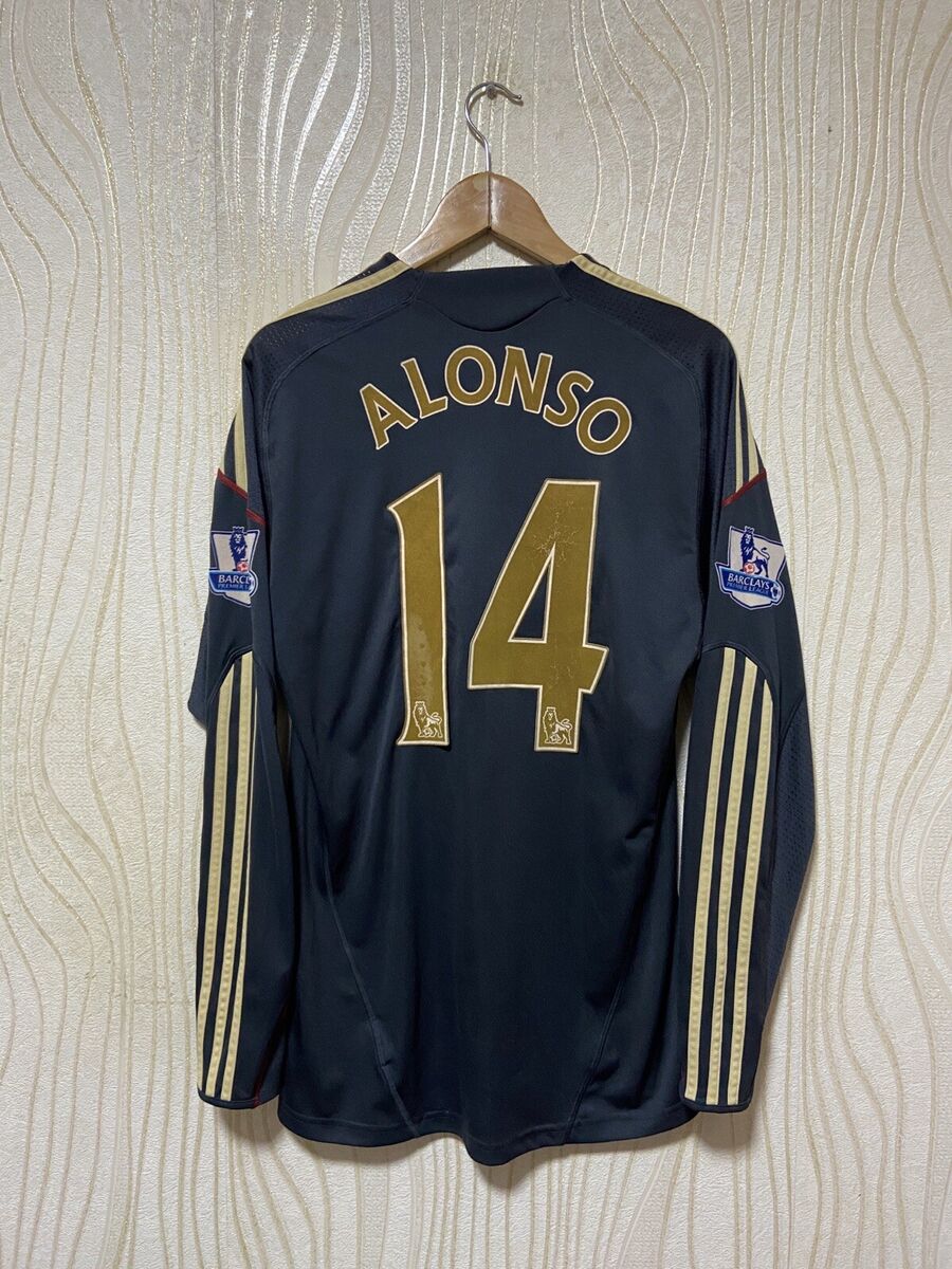 LIVERPOOL 2009 2010 AWAY SHIRT JERSEY LONG SLEEVE ADIDAS LIVERPOOL 2009 2010 AWAY SHIRT JERSEY LONG SLEEVE ADIDAS