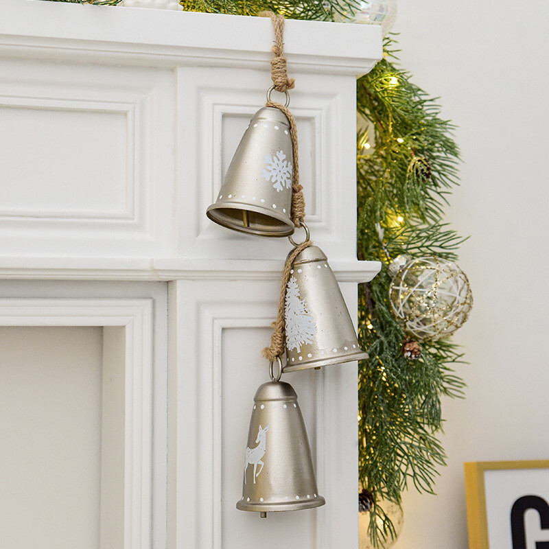 Christmas Tree Bell Pendant New Year Christmas Decoration Doorbell Pendant Gift