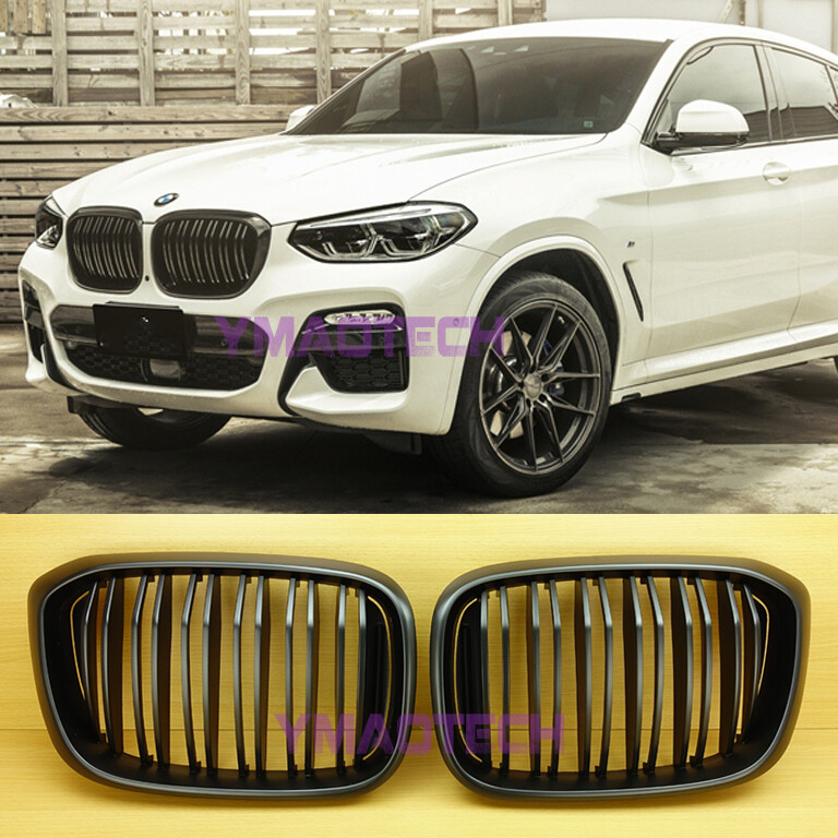 Fits BMW 2018-2020 X3 X3M G01 X4 G02 Matte Black M-Style Front
