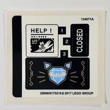 LEGO STICKER SHEET 70902 Catwoman Catcycle Chase The LEGO Batman Movie Decals