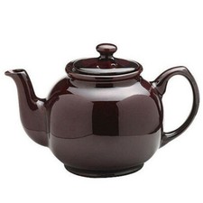 Price & Kensington Traditional Ceramic Tea Serving Teapot 10 Cup - Brown