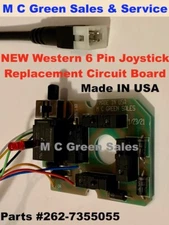 WESTERN SNOW PLOW JOYSTICK CONTROLLER REPLACEMENT CIRCUIT BOARD NEW USA BUILT