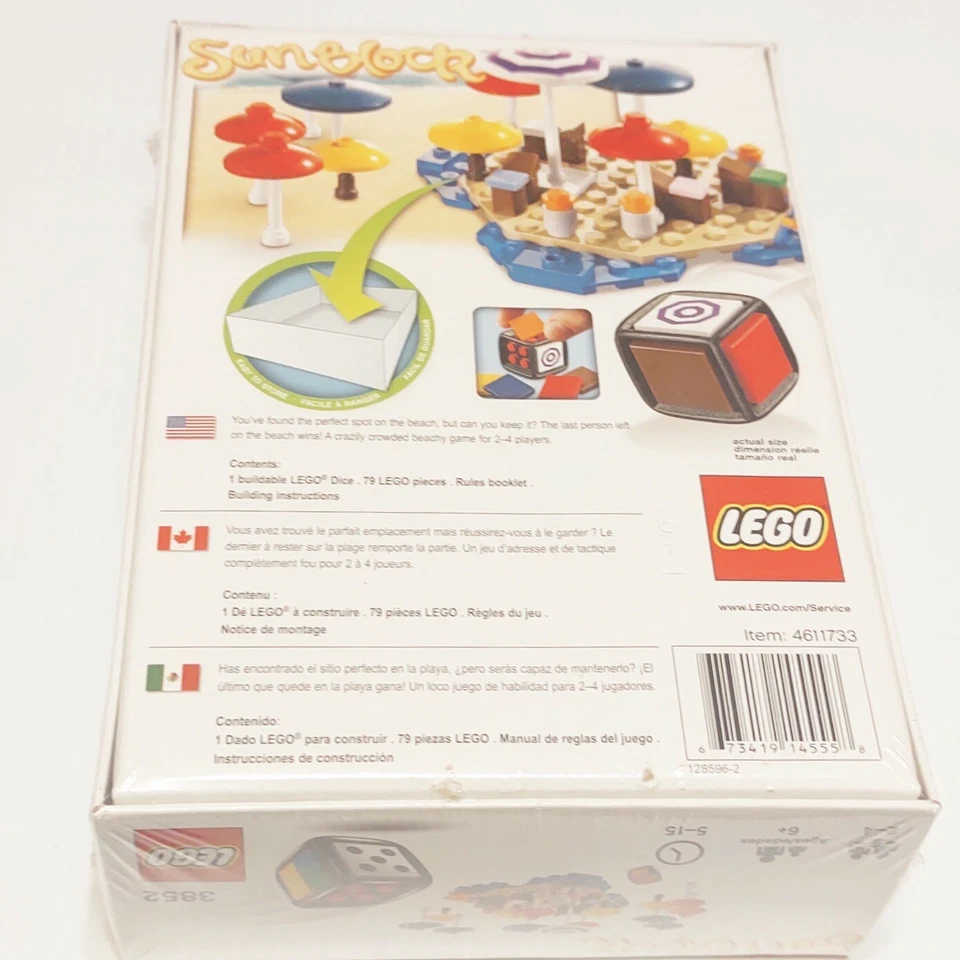 Lego Games Sunblock Limited Edition 3852 Rare  - Image 3 of 4