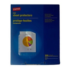 Top Loading 2.4 Mil Clear Sheet Protectors 147 Count Letter Size NEW UNUSED