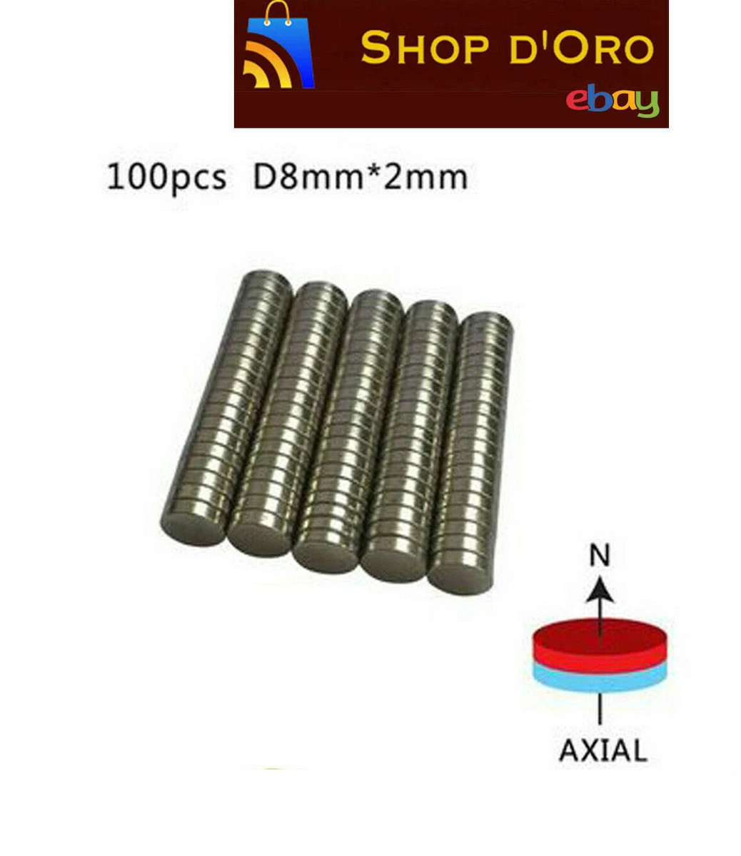20 MAGNETI NEODIMIO 3X1 MM CALAMITA POTENTE FIMO CERAMICA MAGNETE CALAMITE - Foto 3