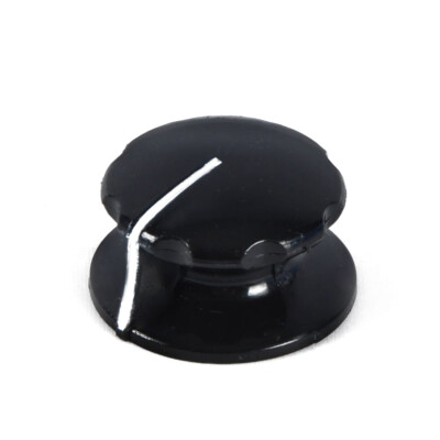 5pcs 1/4'' Vintage Control Volume Knob for Electric Guitar Parts Amp Effect Black