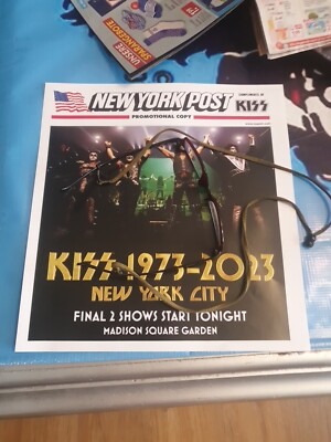 Kiss New York Post MSG Frontpage Poster Kopie  in original Grösse....