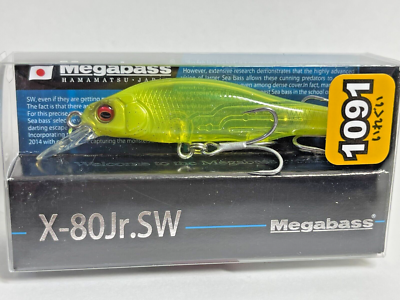 11517) Megabass X-80Jr. SW Limited 1091 IREGUI color #18 Energy