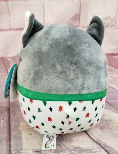 Squishmallows Floxie the Gray Fox 8" Pajama Series Kellytoy Ultrasoft Plush - Picture 2 of 5