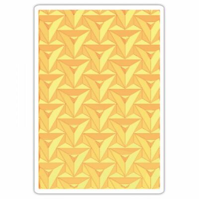 Sizzix 3D Textured Impressions Embossing Folder - Geometrische Prismen by Courtn