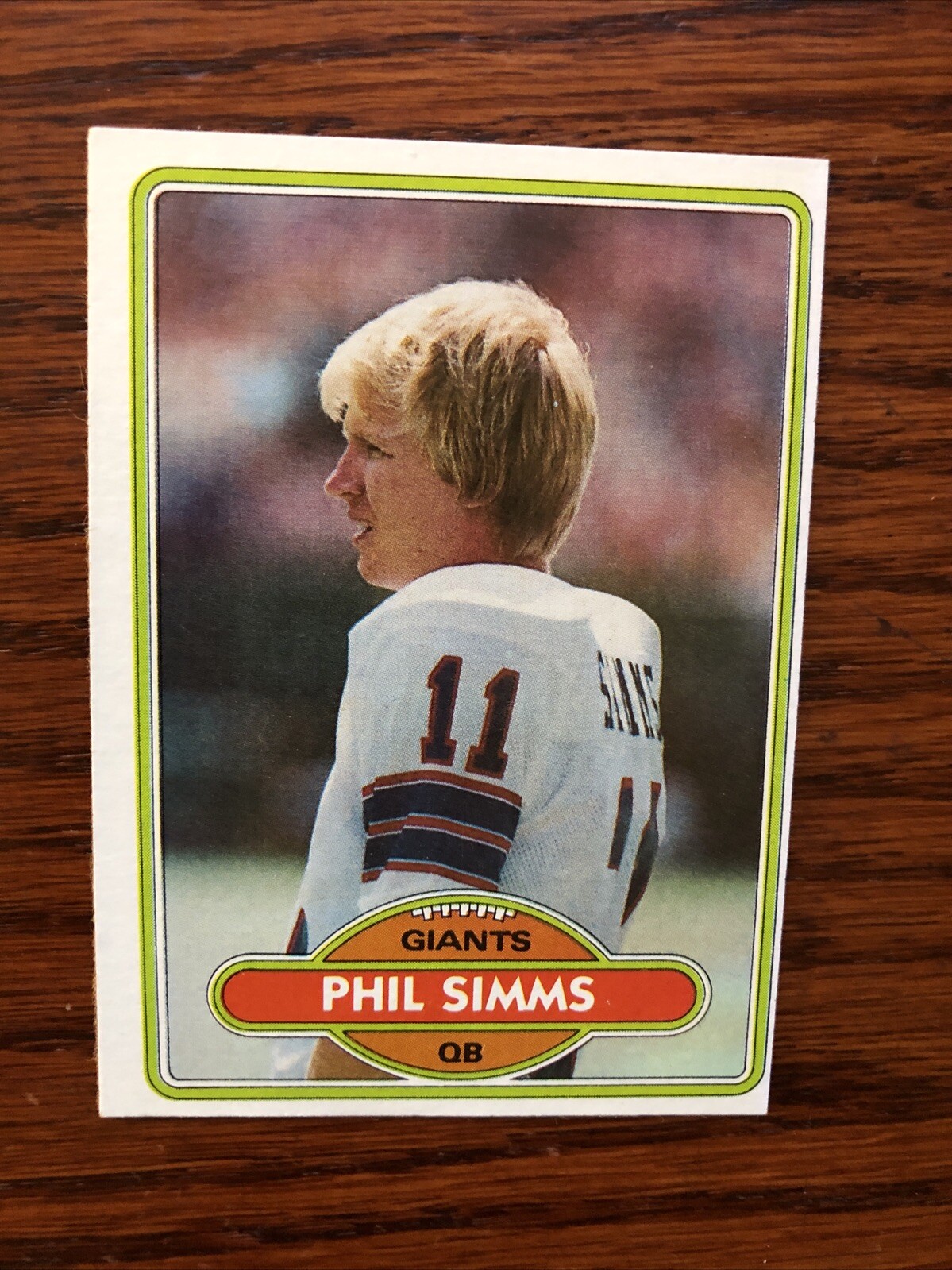 1980 Topps #225 Phil Simms RC New York Giants