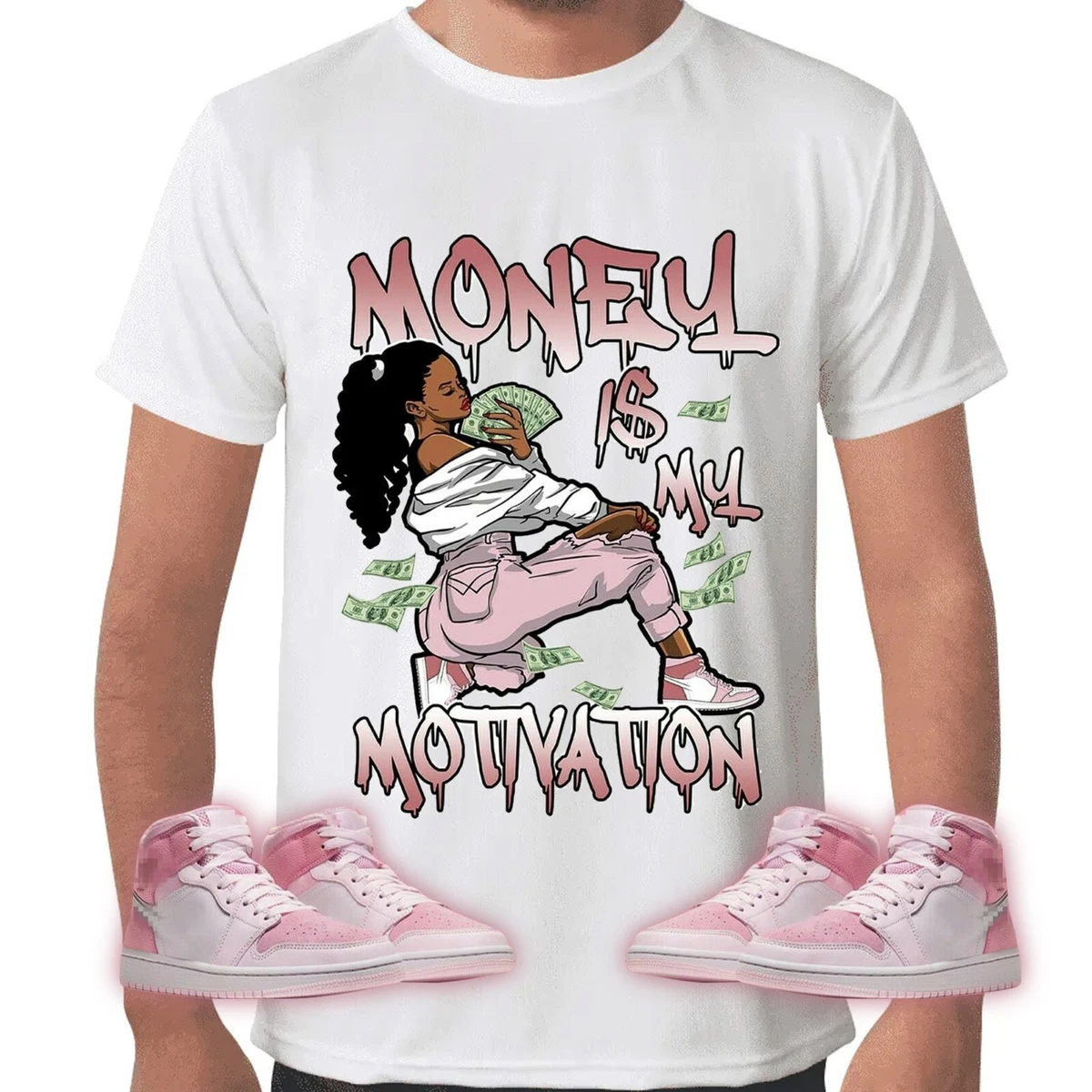 Pink jordan 11 best sale shirt