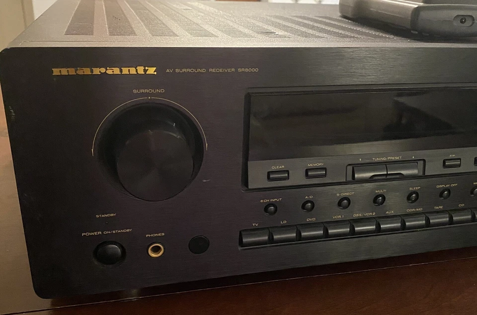 Marantz SR-8000/U1B 5.1 Digital Home Theater Surround Receiver Bundle Works Read - Image 2 of 4