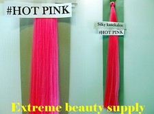 sliky straight kanekalon synthetic pink Fashion braid hair Doll reroot Plait