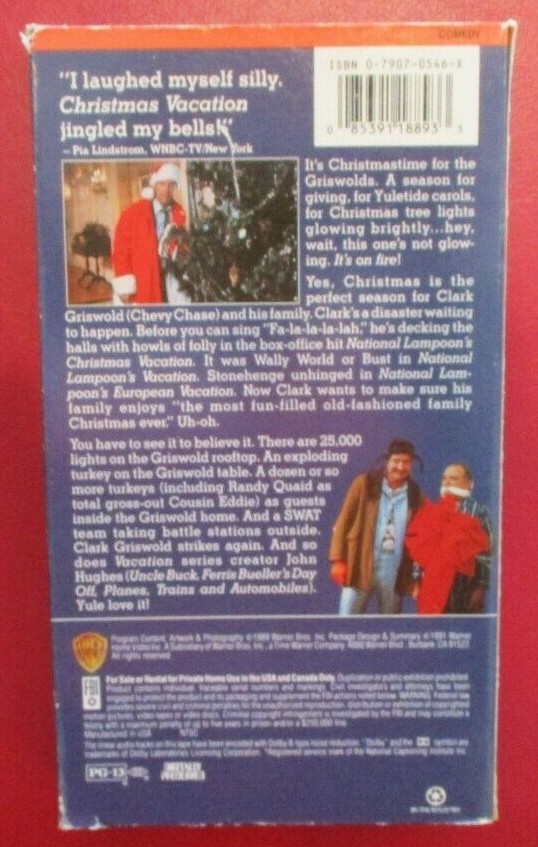 Christmas Vacation (VHS 1989) eBay