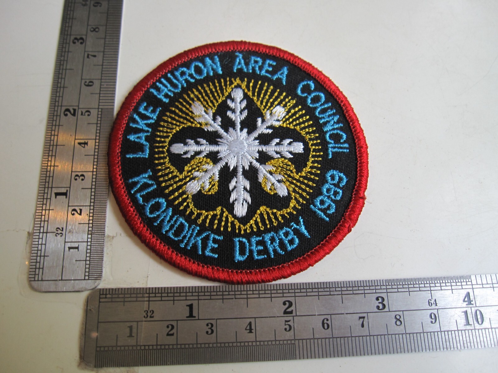 1989 BSA Scouting Lake Huron Area Council Klondike Derby Patch BIS eBay