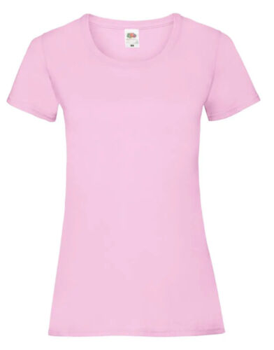 Fruit Of The Loom Ladies Valueweight T-Shirt Womens Short Sleeve Tee Casual Top - Picture 13 of 27