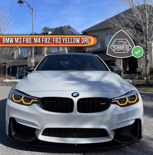 CSL STYLE YELLOW DRL LED MODULES FOR BMW M3 F80, F81, M4 F82, F83, F32, F33 - Bild 1 von 5