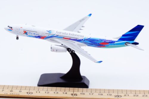 1:400 JC Wings Garuda Indonesia Airbus A330-300 PK-GP Diecast Flugzeug Jet Modell - Bild 2 von 15