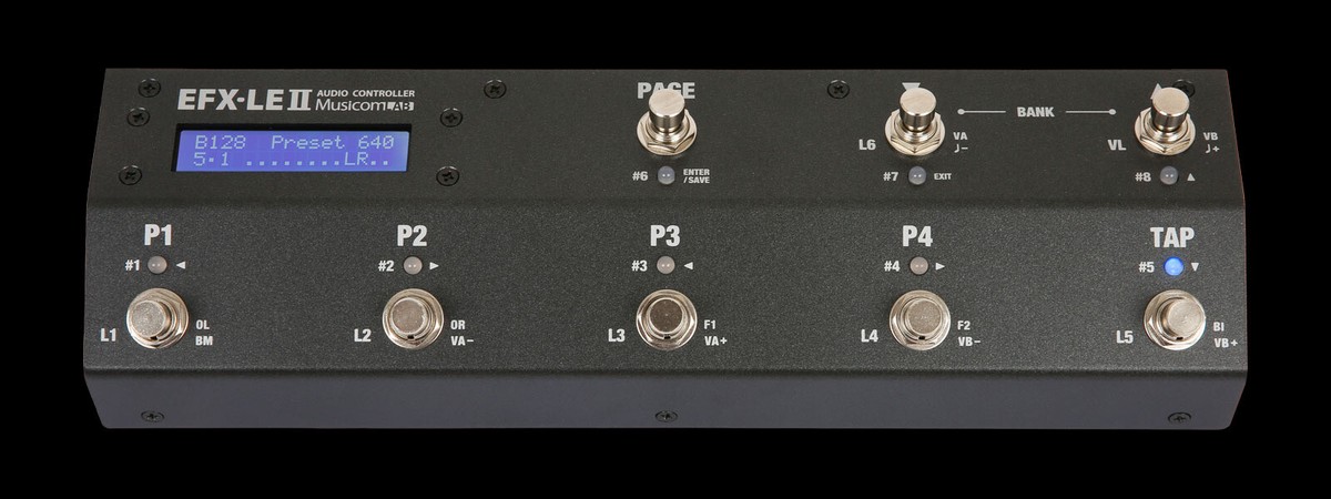 EFX-LEII    MusicomLAB 中古品　プレイヤーズコンディション New MusicomLab EFX-LE II Audio Controller / Switcher / MIDI