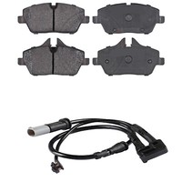 Set BeläGe Schuhe BremsbeläGe + Sensor Hinten FüR Mini (F55)