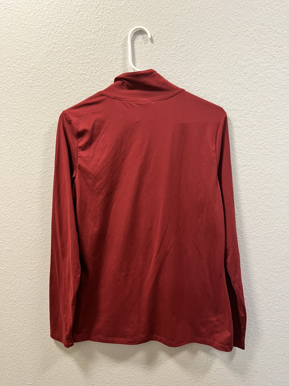 Ariat Mens Large Red Polyester Pullover Mockneck - image 2