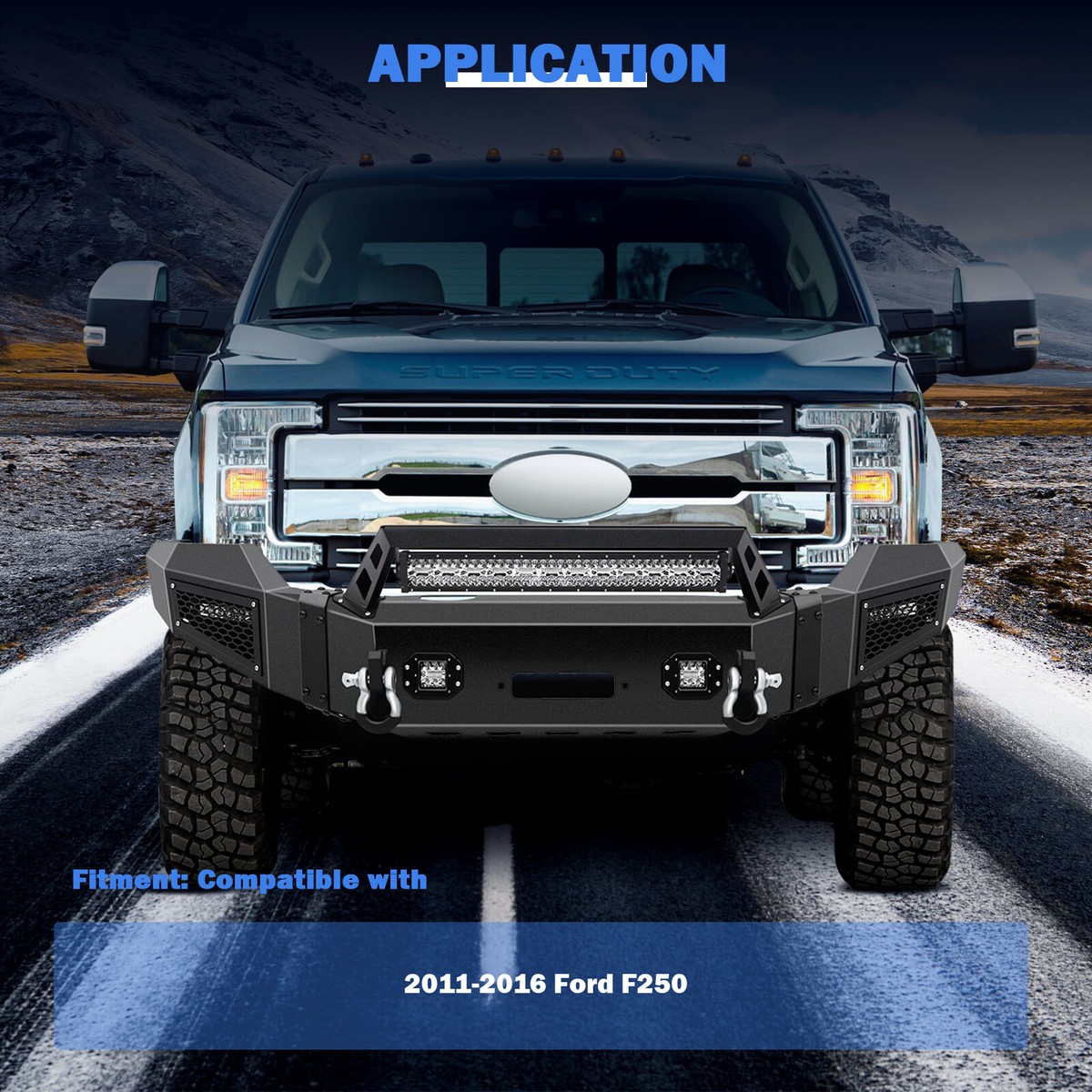 その他 set Ranch Hand Bumper Heavy Duty Bumper Set For Ford F250/F350