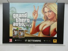 Póster Cartón Rígido 40x60 Cm GRAND THEFT AUTO V GTA 5 Locandina Oficiale