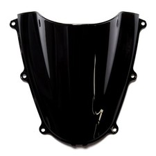 MPW Parabrezza MPW Double Bubble Nero per Honda CBR 600 RR 05-06