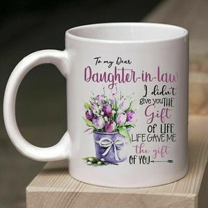 Personalized Mug for Your Daughter In Law - Sunflower Mug for Daughter –  StoneRiverJewelry