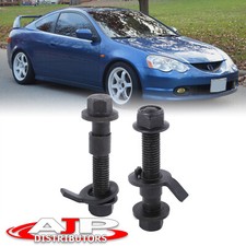 Front Suspension Adjustable Camber Kit Black Bolt For 2002-2006 Rsx Dc5 Civic Si