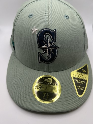 SEATTLE MARINERS NEW ERA 59FIFTY 2023 ALL STAR ON FIELD GREEN FITTED HAT 7 1/2