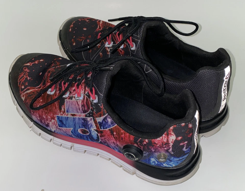 Reebok The Pump Womens Multi Color Lace Up Athletic Shoes Size 8 - Image 2 of 4