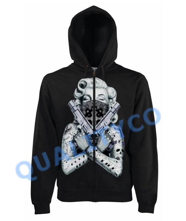 Marilyn monroe blue bandana hotsell hoodie