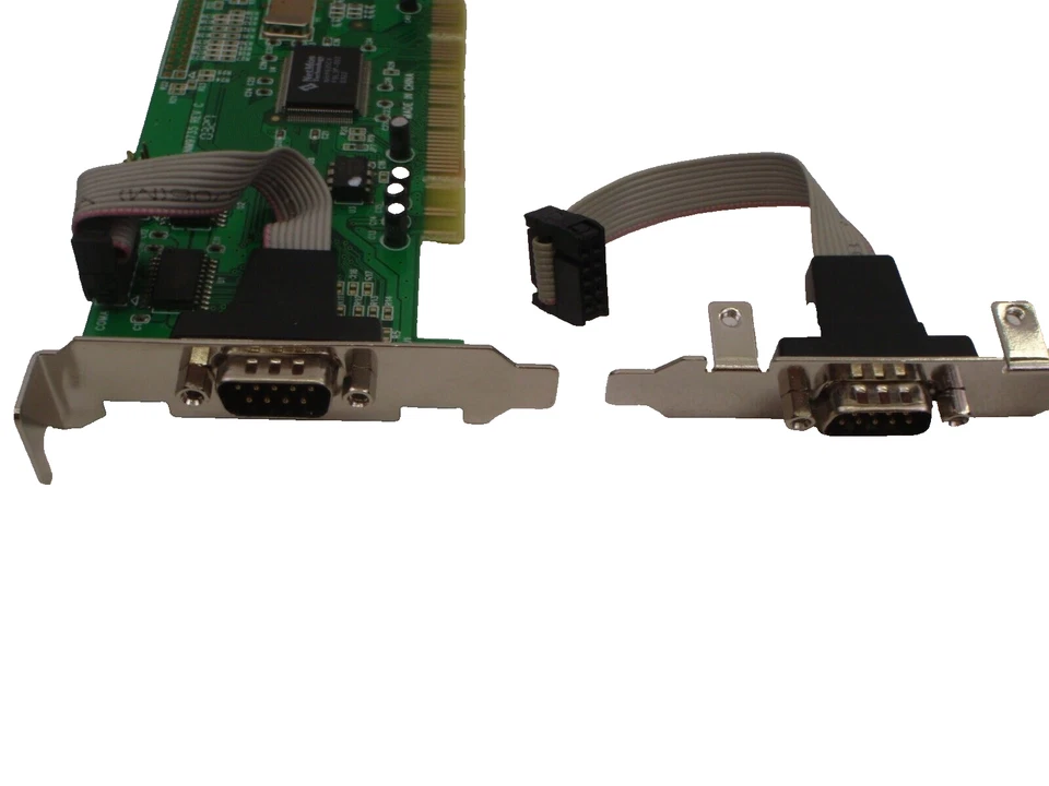 2 Port Serial PCIe IO Controller Add-on Expansion Card RS232 DB9 PCI 2.1 - Image 3 of 4