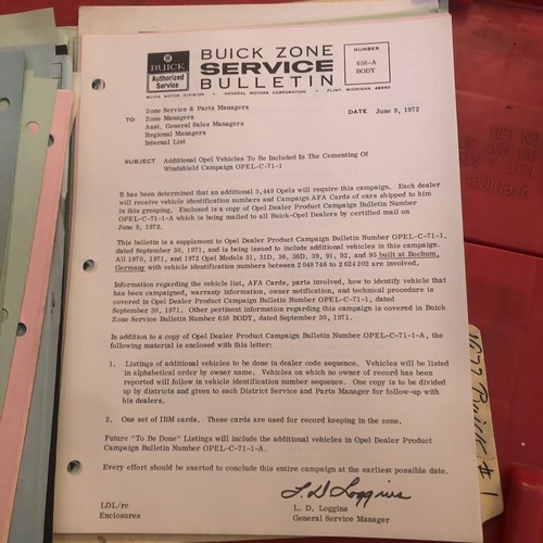 1972 Buick Dealer Service Bulletins - Foto 15 di 24