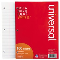 Universal Filler Paper 8 1/2 X 11 College Rule White 100 Sheets/pack 20911 on sale Universal Filler Paper 8 1/2 X 11 College Rule White 100 Sheets/pack 20911 on sale