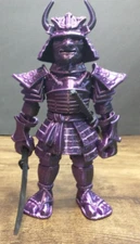 Flexi Factory, shiny, purple & black, SAMURAI with black weapons.