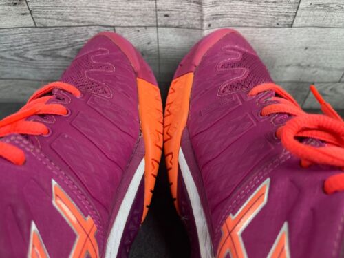 Asics Gel-Resolution 7 Tennis Sneakers Women 8.5 M Red Orange Athletic Shoes - Picture 13 of 22