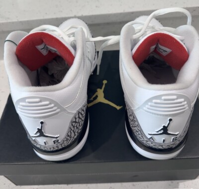 Air Jordan 3 Golf White Cement Size 13 NEW | eBay