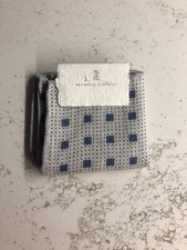 POCHETTE BRUNELLO CUCINELLI 73%LINO 27%COTONE COLORE AVORIO NUOVA CON ETICHETTE