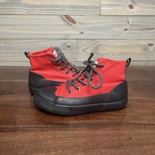 Hunter for Target Dipped Canvas High Top Rain Boots Youth Boys Girls Size 13 Red