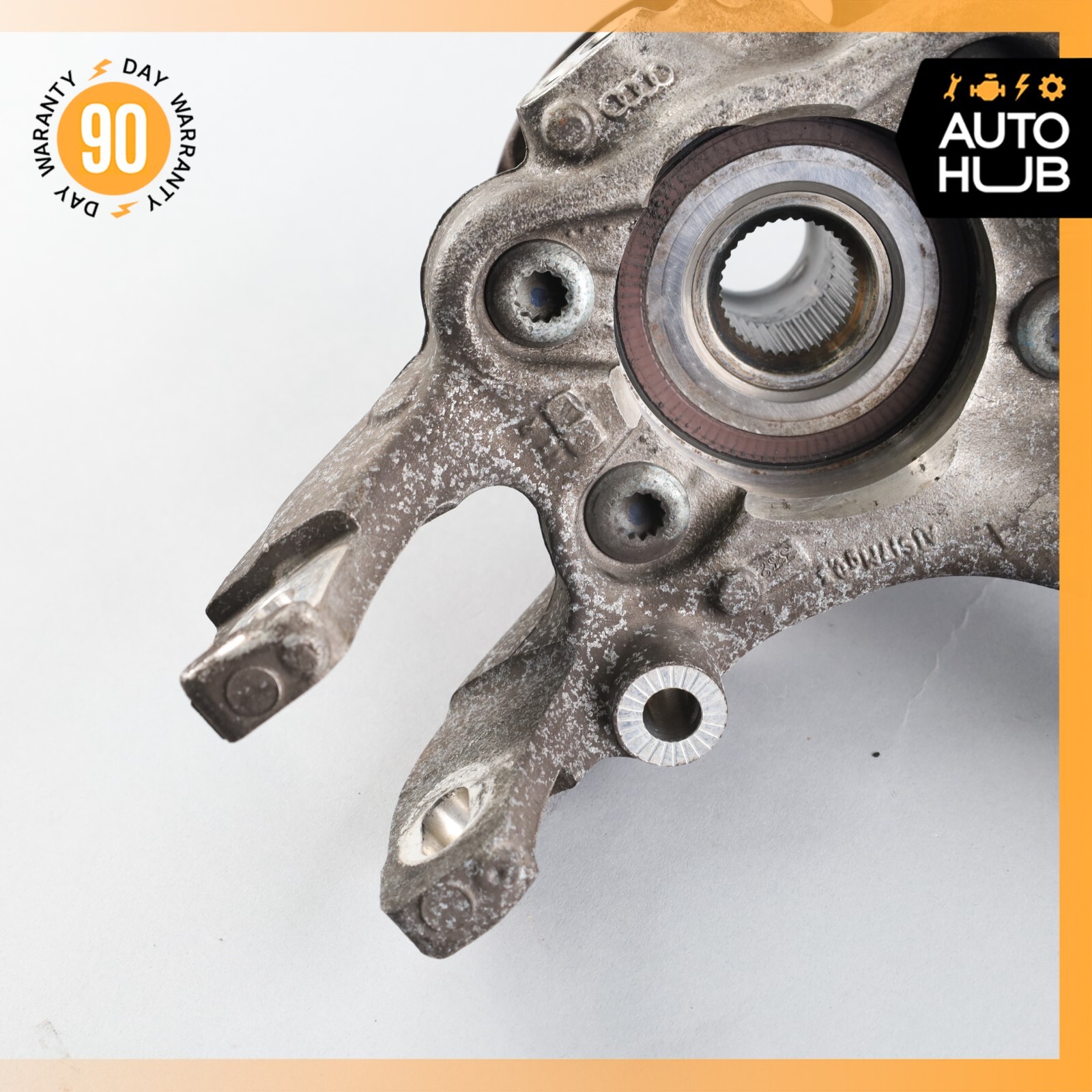 03-13 Bentley Continental Flying Spur Rear Left Side Spindle Knuckle Hub OEM 58k