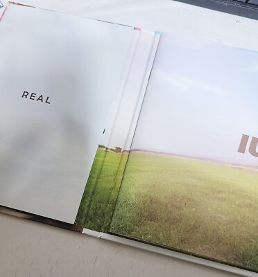 IU REAL+ Autographed Signed handwritten message KOR SELLER KPOP