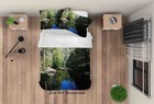 3D River Sky Forest Landscape Quilt Cover Set Bedding Sets Pillowcases