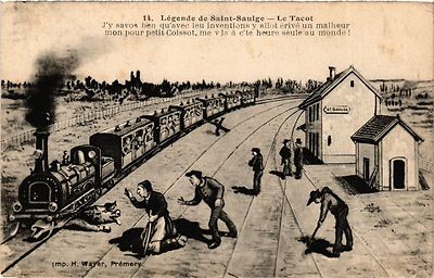 AK Legende von St-SAULGE Le Tacot (421180)