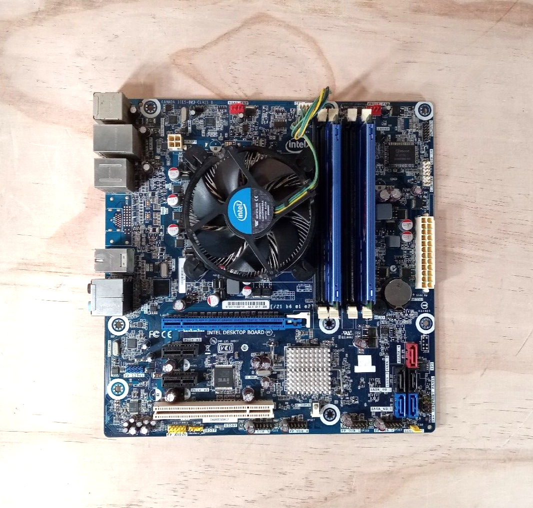 Intel Motherboard DP67DE, Intel i5-2300 GHz, Gb RAM lost I/O Shield