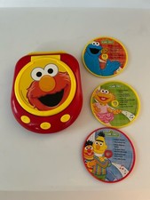 Sesame Street Elmo CD Player  4 Discs 2017 Sesame Workshop Tested Works